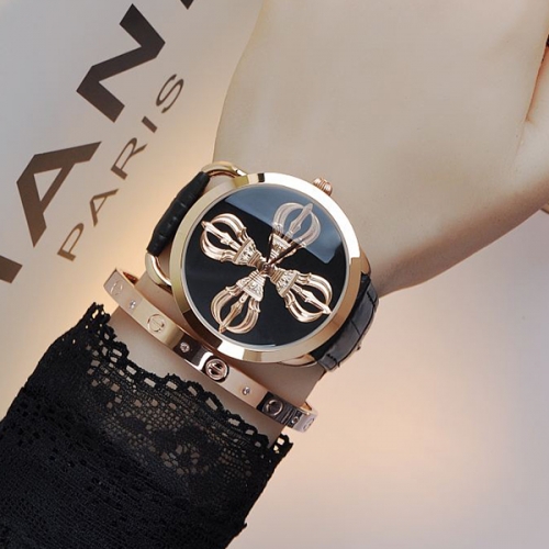 Luxury Leather Strap Ladies Watch