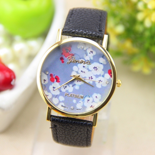 Ladies Leather Watch Poppy