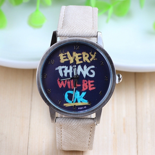 Unisex Jeans Strap Watch O.K.