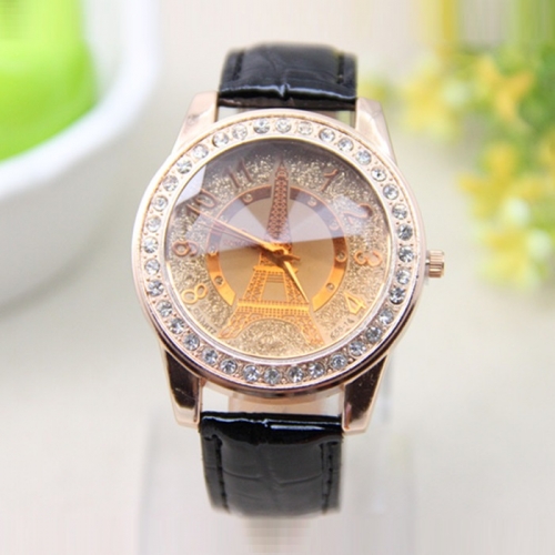 Ladies Leather Watch Paris