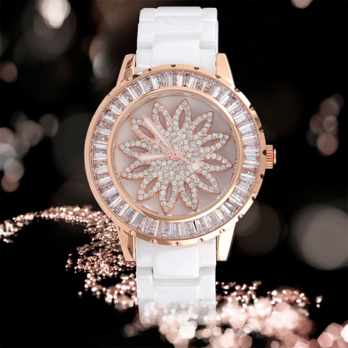 Luxury Ceramic Strap Ladies Watch
