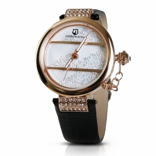 Ladies Leather Watch Crystals