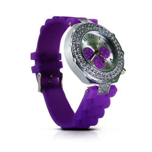 Silicone Crystals Watch Geneva