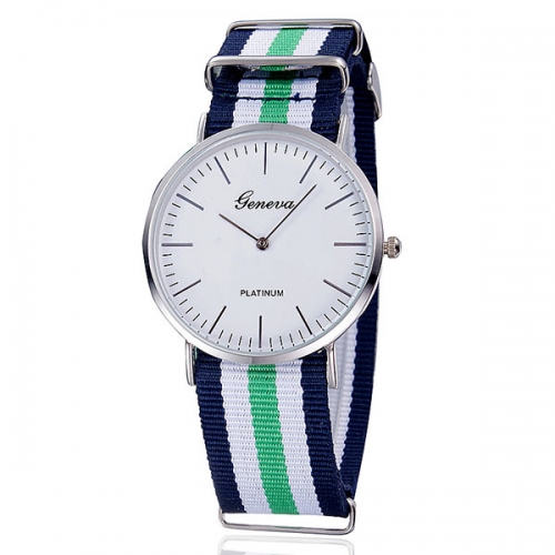 Sport Men's Canvas Strap Watch